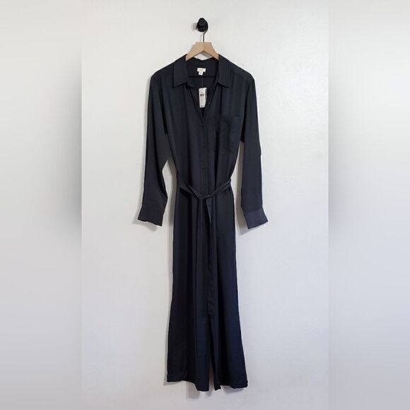 Anthropologie Tiny Carrie Long Sleeve Jumpsuit In Black Size Large NWT - Picture 5 of 6